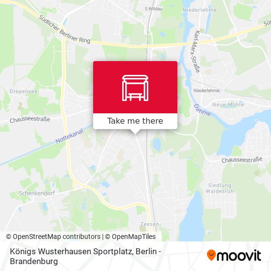 Königs Wusterhausen Sportplatz map