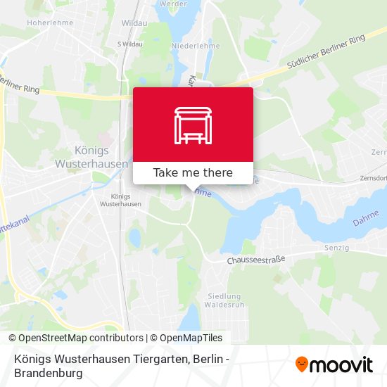 Königs Wusterhausen Tiergarten map