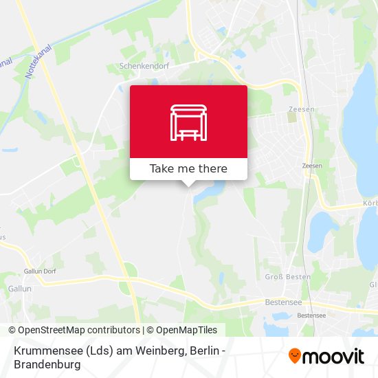 Krummensee (Lds) am Weinberg map