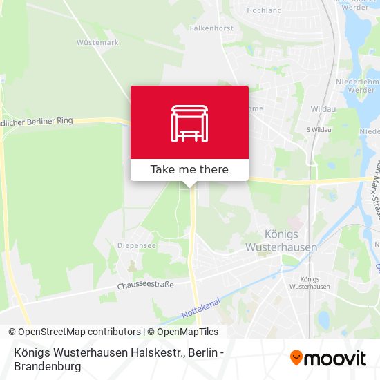 Königs Wusterhausen Halskestr. map
