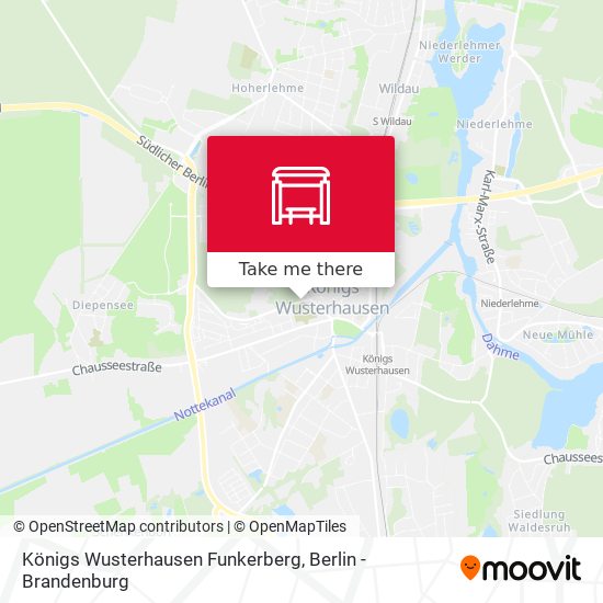 Königs Wusterhausen Funkerberg map