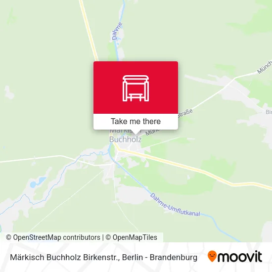 Карта Märkisch Buchholz Birkenstr.