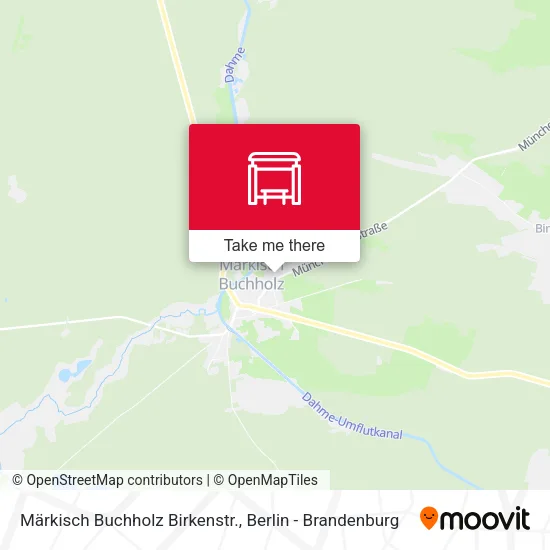 Карта Märkisch Buchholz Birkenstr.