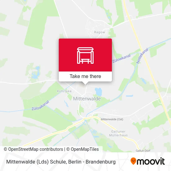 Mittenwalde (Lds) Schule map