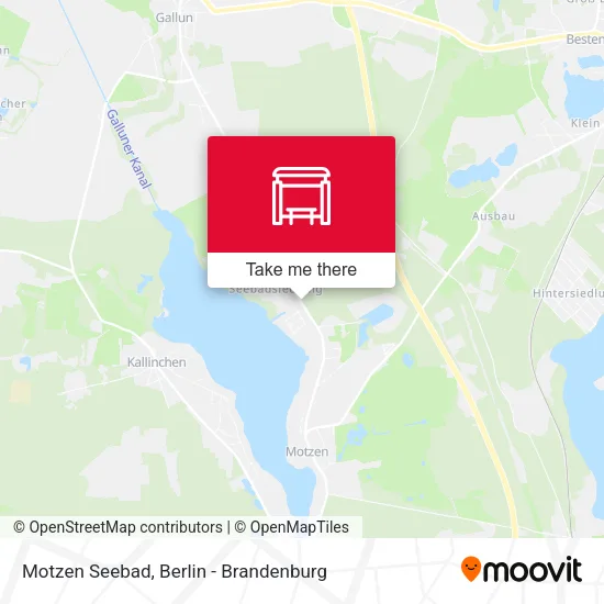 Карта Motzen Seebad
