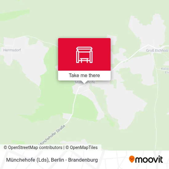 Münchehofe (Lds) map