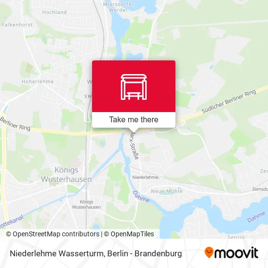 Карта Niederlehme Wasserturm