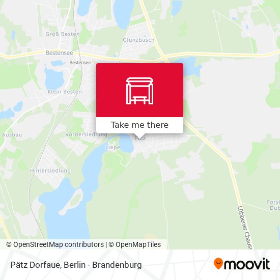 Pätz Dorfaue map