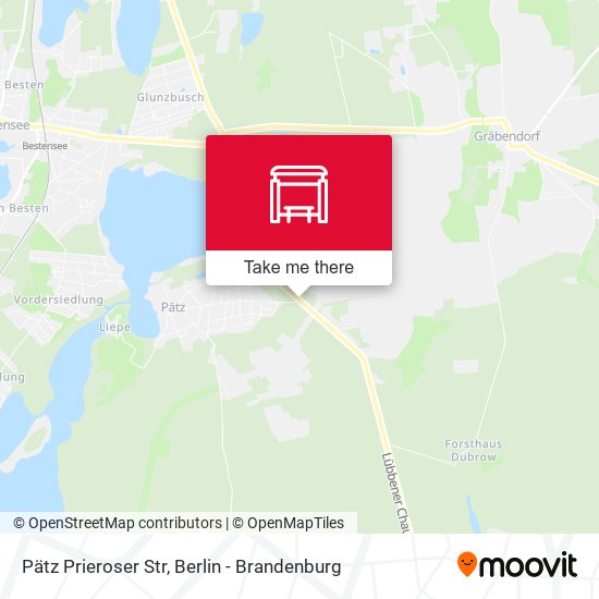 Pätz Prieroser Str map