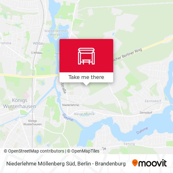 Карта Niederlehme Möllenberg Süd