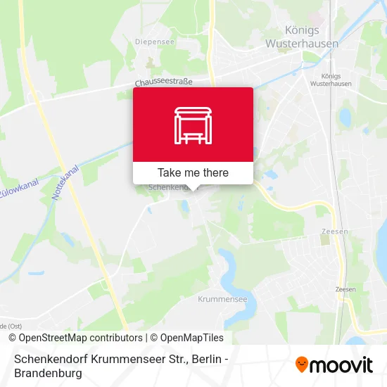 Карта Schenkendorf Krummenseer Str.