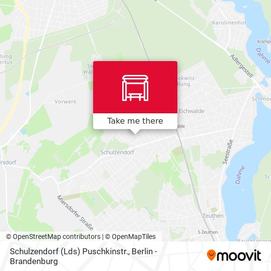 Schulzendorf (Lds) Puschkinstr. map