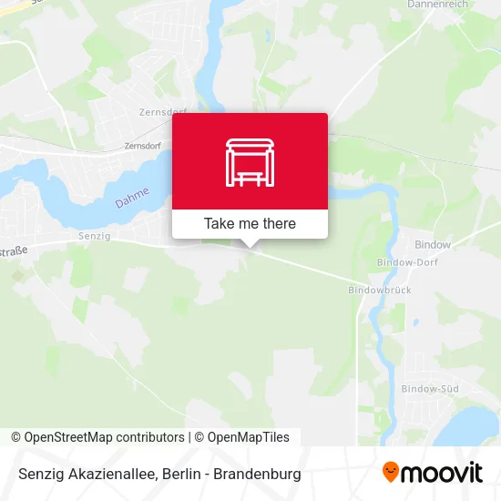 Карта Senzig Akazienallee