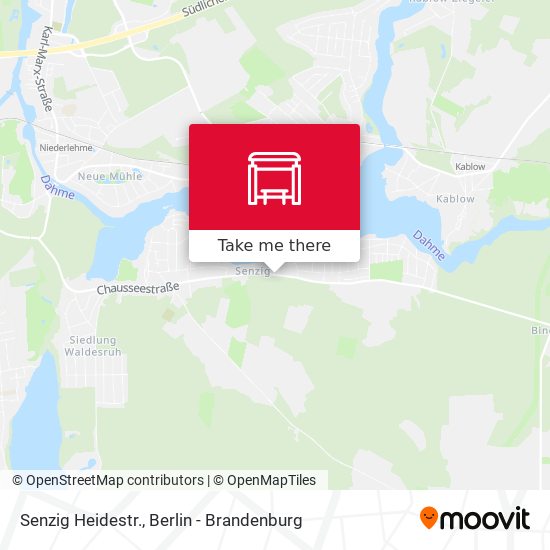 Senzig Heidestr. map