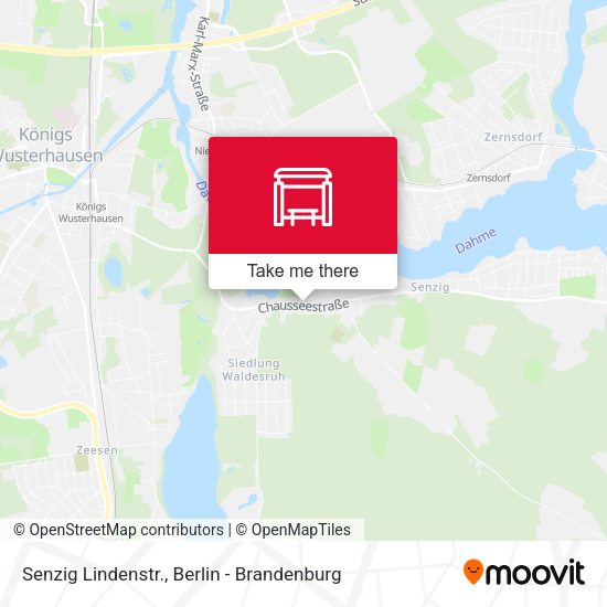 Карта Senzig Lindenstr.