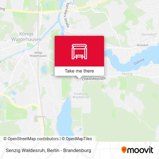 Карта Senzig Waldesruh