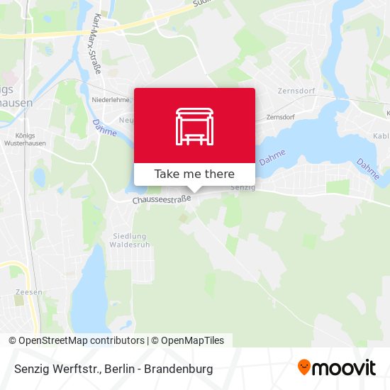 Senzig Werftstr. map