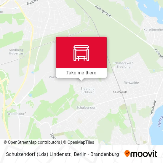 Карта Schulzendorf (Lds) Lindenstr.