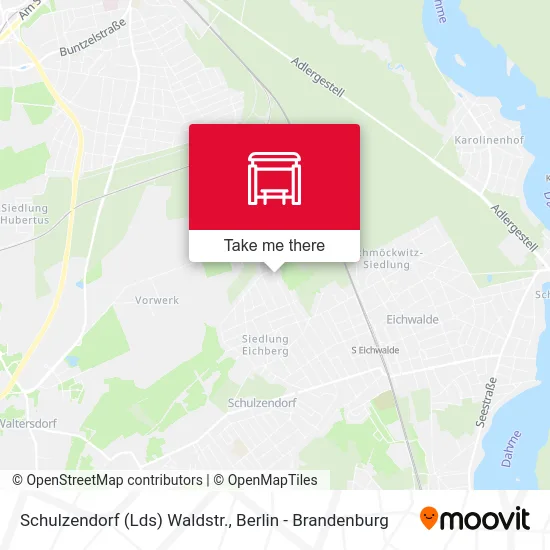 Schulzendorf (Lds) Waldstr. map