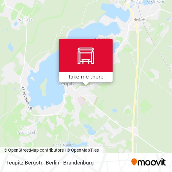 Teupitz Bergstr. map