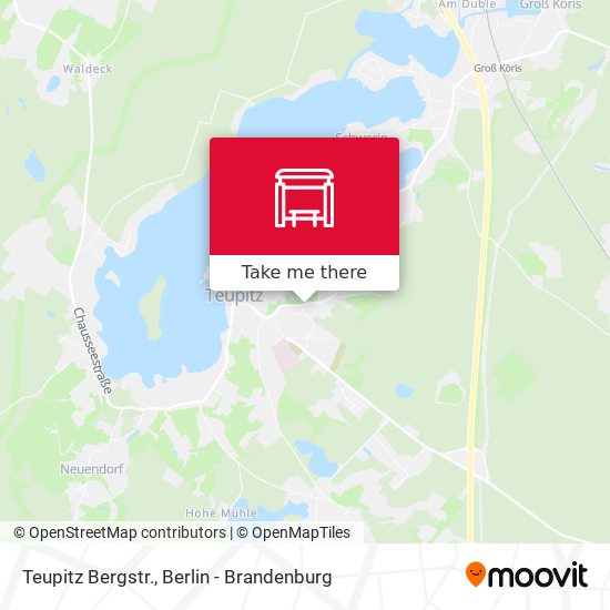 Teupitz Bergstr. map