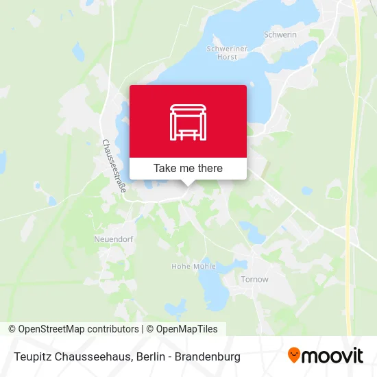 Teupitz Chausseehaus map