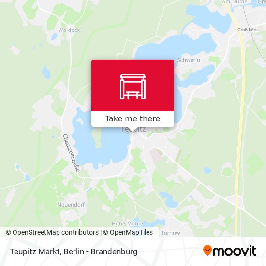 Teupitz Markt map