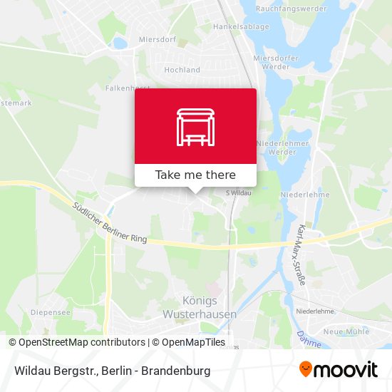Wildau Bergstr. map