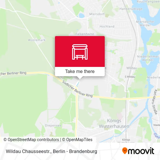 Wildau Chausseestr. map