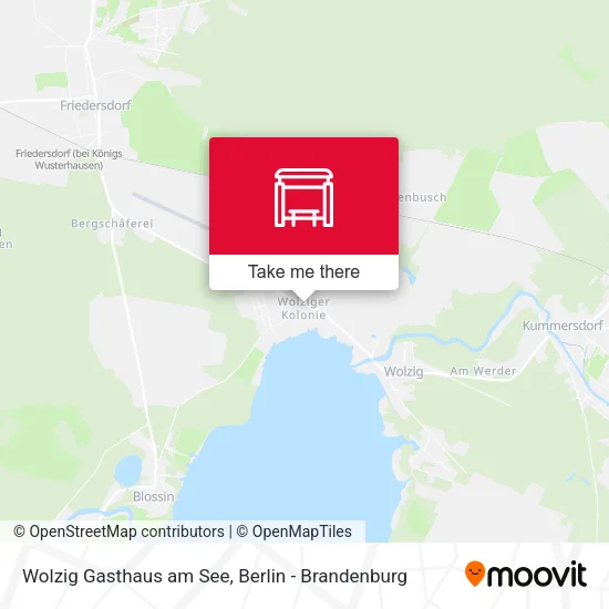 Карта Wolzig Gasthaus am See