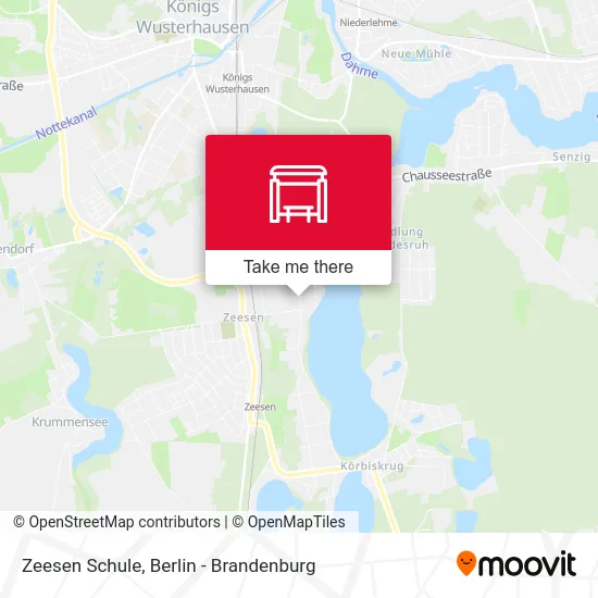 Zeesen Schule map
