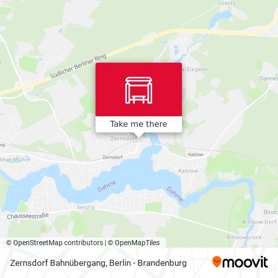 Zernsdorf Bahnübergang map