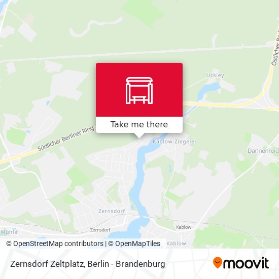 Zernsdorf Zeltplatz map