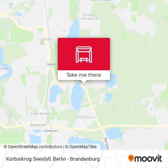 Körbiskrug Seeidyll map