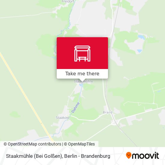 Staakmühle (Bei Golßen) map