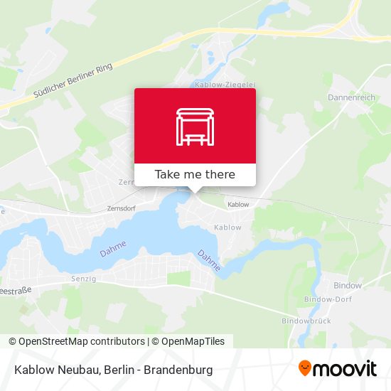 Kablow Neubau map