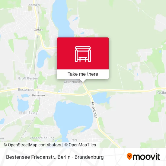 Карта Bestensee Friedenstr.