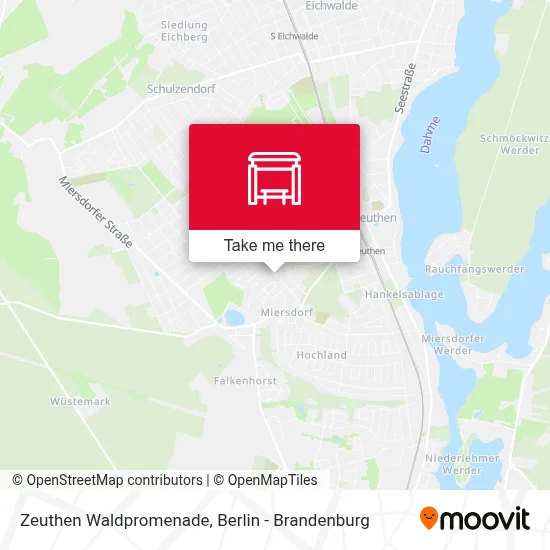 Zeuthen Waldpromenade map