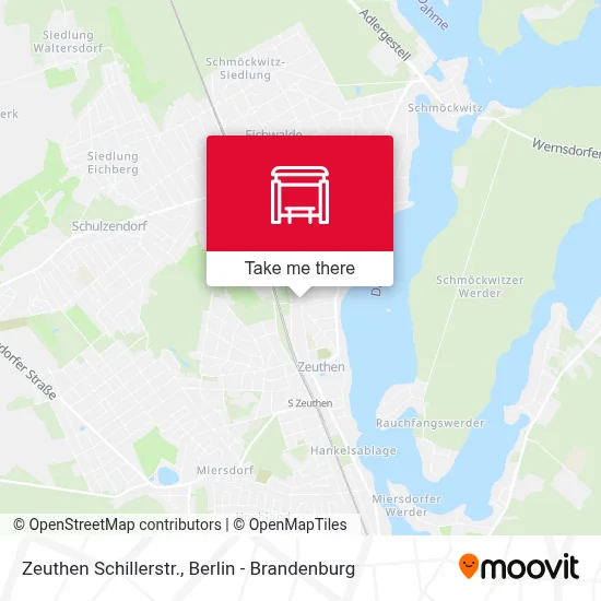 Zeuthen Schillerstr. map
