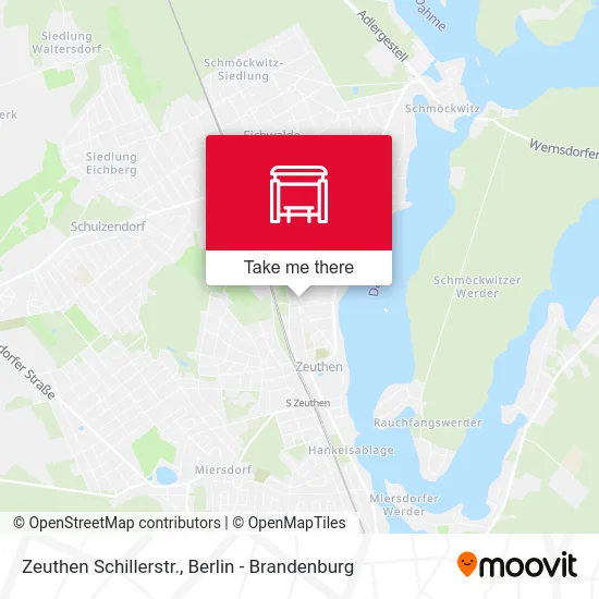 Zeuthen Schillerstr. map