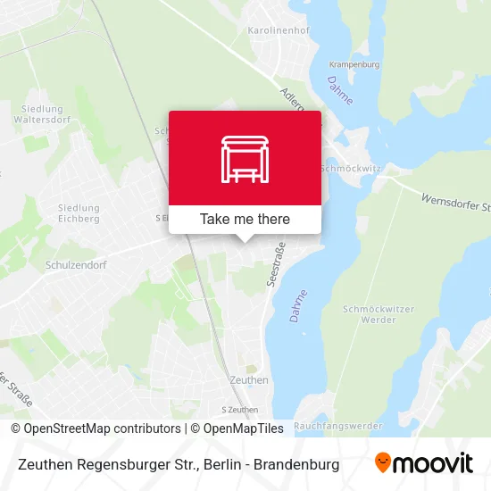 Карта Zeuthen Regensburger Str.