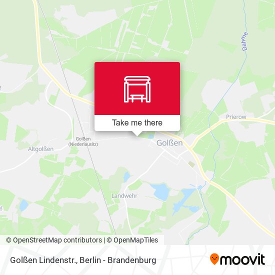Golßen Lindenstr. map