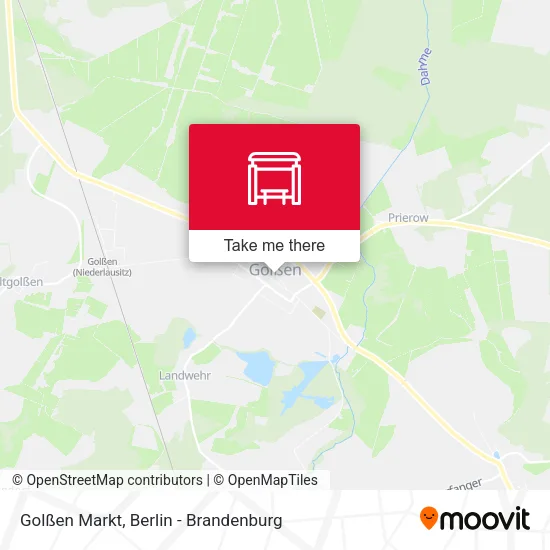 Карта Golßen Markt