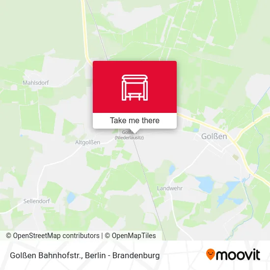 Карта Golßen Bahnhofstr.