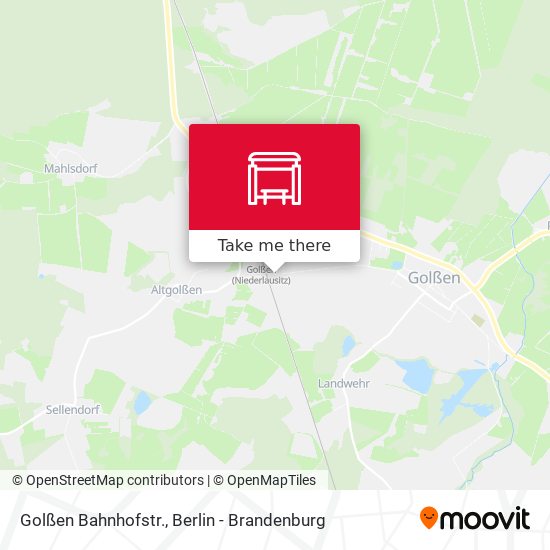 Golßen Bahnhofstr. map