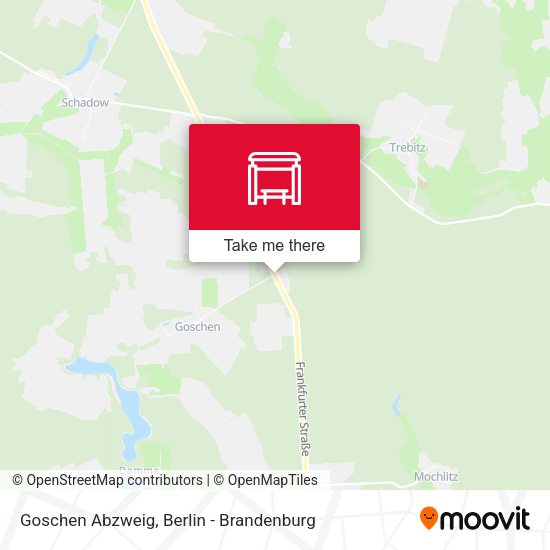 Карта Goschen Abzweig