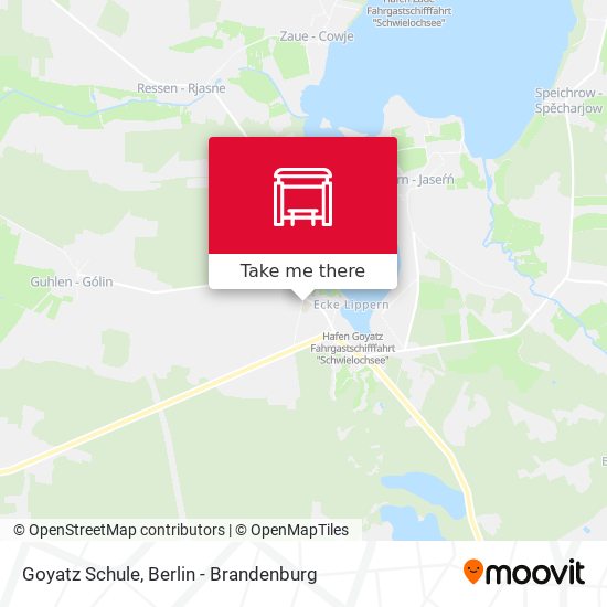 Goyatz Schule map