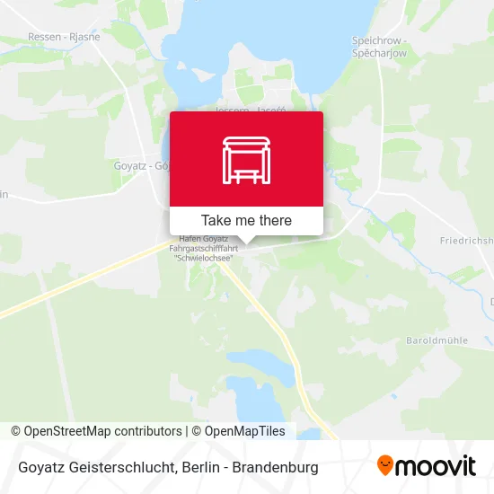 Goyatz Geisterschlucht map