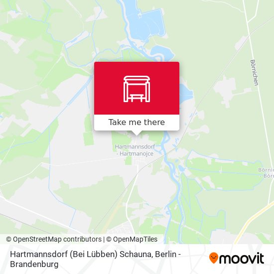 Hartmannsdorf (Bei Lübben) Schauna map