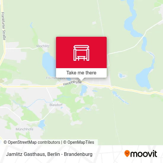 Jamlitz Gasthaus map